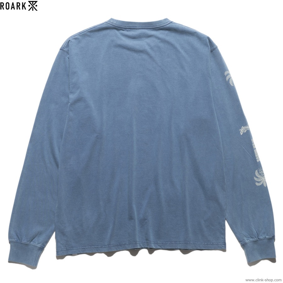 ROARK REVIVAL "PERMANENT VACATION" L/S TEE (SLATE BLUE)