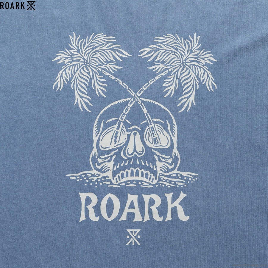 ROARK REVIVAL "PERMANENT VACATION" L/S TEE (SLATE BLUE)
