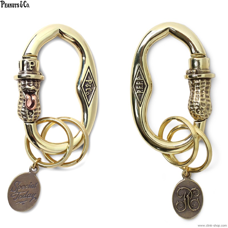 PEANUTS & CO. BEROPEANUTS CARABINER (BRASS��COPPER)