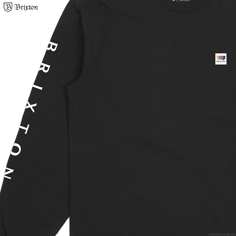BRIXTON ALTON II L/S TEE (BLACK)