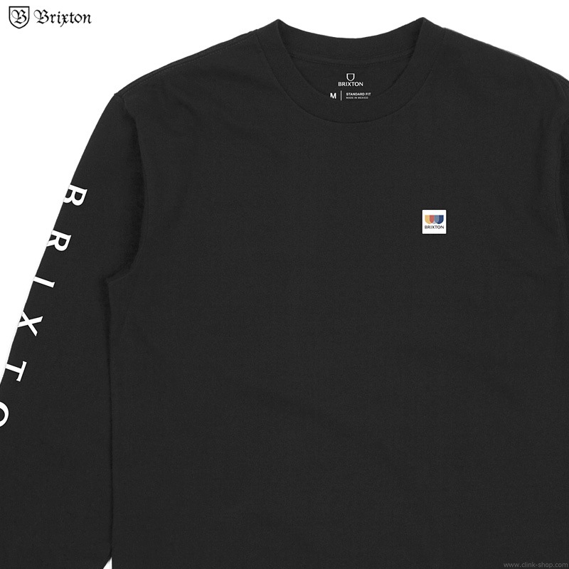 BRIXTON ALTON II L/S TEE (BLACK)