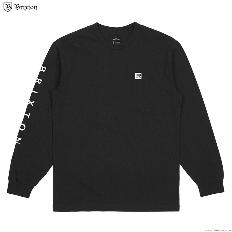 BRIXTON ALTON II L/S TEE (BLACK)