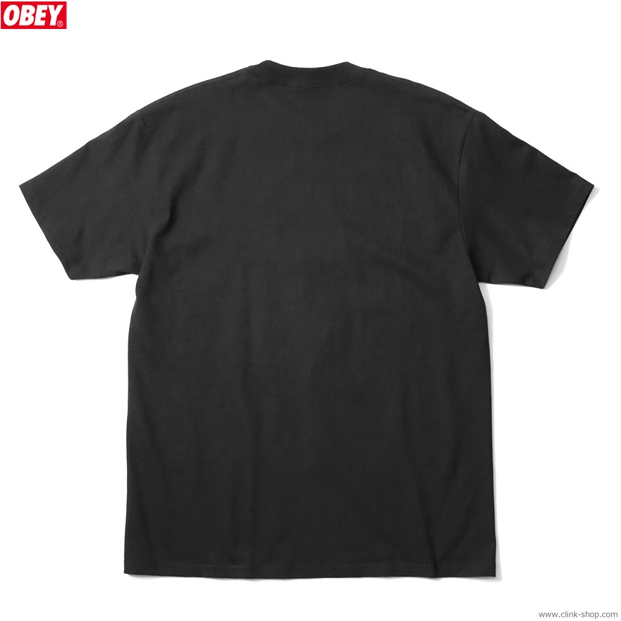 OBEY CLASSIC TEE "OBEY FIST" (BLACK) [SHEPARD FAIREY COLLECTION]