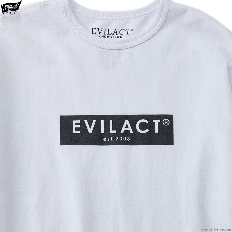 EVILACT LAYERD SS (WHITE) [EA25-ACT1-T07]