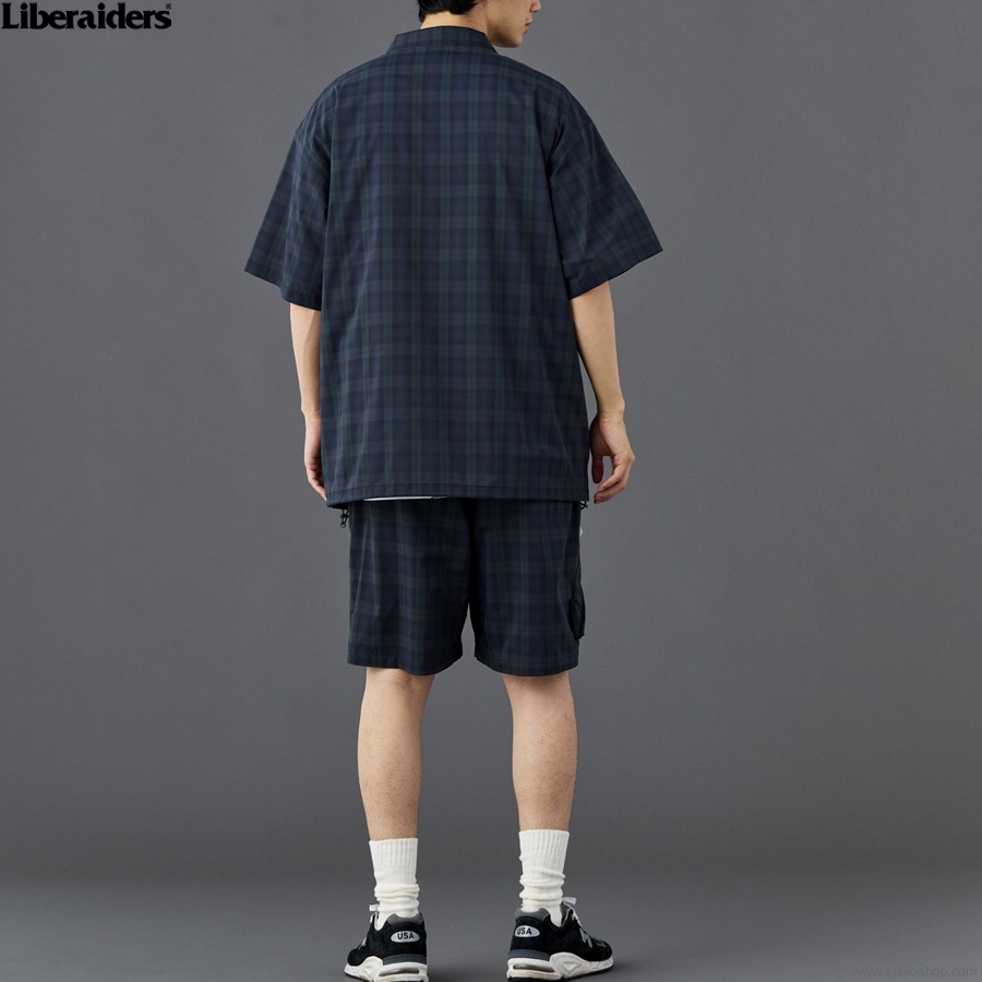 LIBERAIDERS DOTAIR UTILITY SHORTS (PLAID)