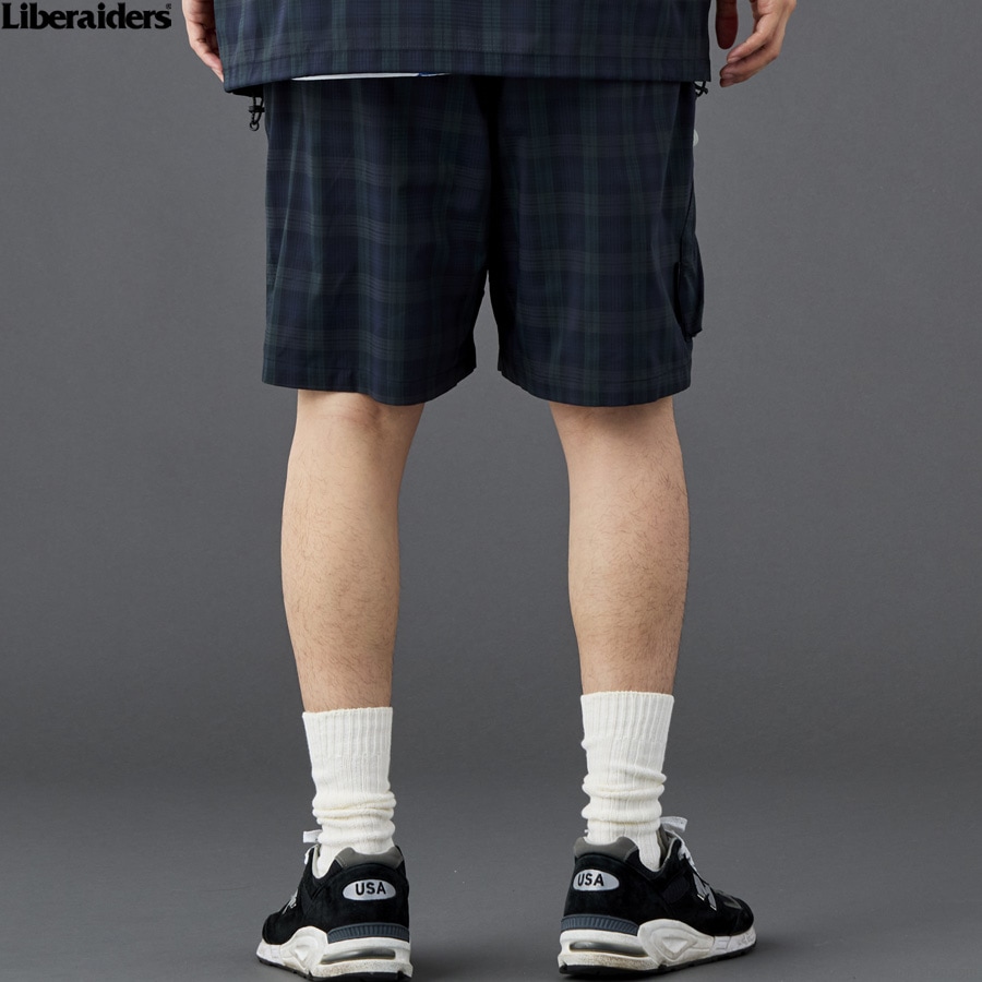 CLINK｜LIBERAIDERS DOTAIR UTILITY SHORTS (PLAID)｜東京・吉祥寺