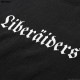 LIBERAIDERS GERMAN LOGO TEE (BLACK) #76603