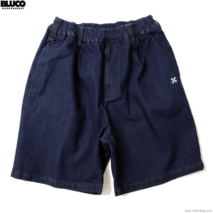 BLUCO 12oz DENIM EASY WORK SHORTS (D.INDIGO) [153-45-004]