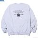 RADIALL E=MC2 - CREW NECK SWEATSHIRT L/S (FADED ASH GRAY) [RAD-25MW-CUT004]