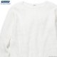 RADIALL BIG WAFFLE - BOAT NECK T-SHIRTS L/S (WHITE)
