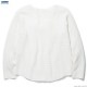 RADIALL BIG WAFFLE - BOAT NECK T-SHIRTS L/S (WHITE)