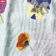 OBEY HEAVYWEIGHT BOX FIT TIE DYE T-SHIRT "OBEY PRESSED DAISIES" (PURE WATER BLOTCH)