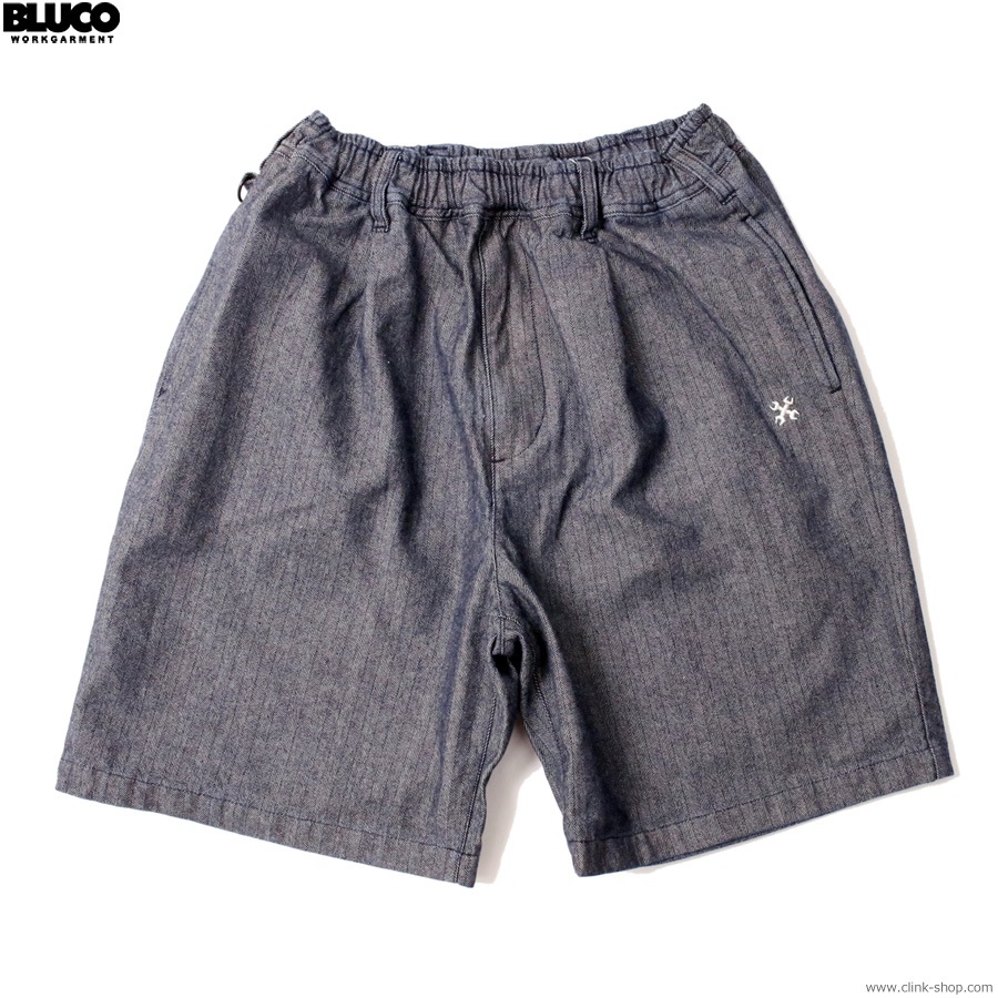 BLUCO 12oz DENIM EASY WORK SHORTS (HERRINGBONE) [153-45-004]