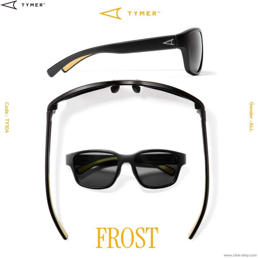 CLINK｜TYMER FROST (MATT BLACK/PHOTOCHROMIC GREY POLARIZED) [TY104