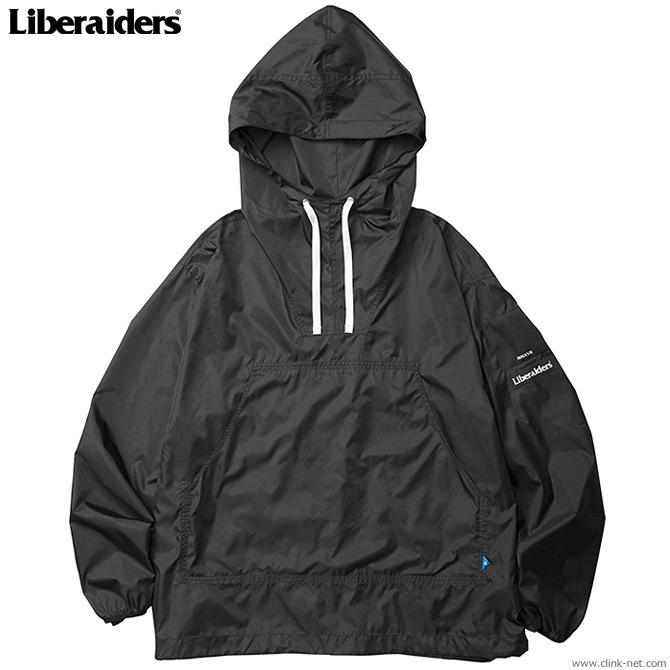 LIBERAIDERS LR NYLON RIP-STOP ANORAK (BLACK) #71002