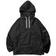 LIBERAIDERS LR NYLON RIP-STOP ANORAK (BLACK) #71002