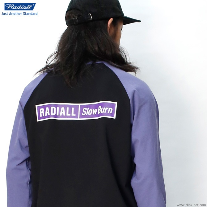 RADIALL SLOW BURN - CREW NECK T-SHIRT 3Q/S (BLACK)