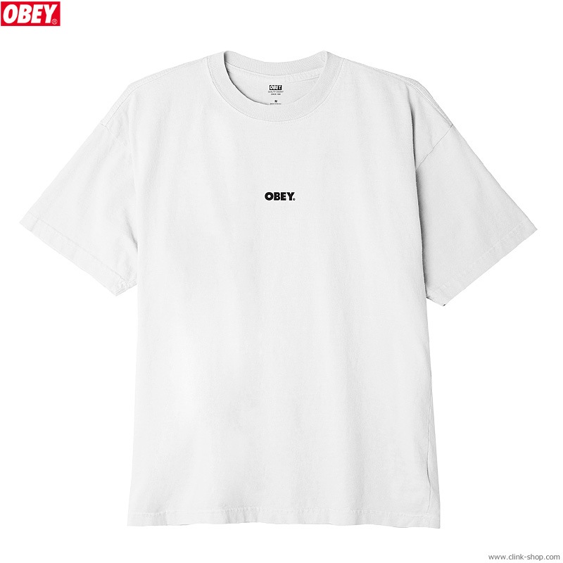 OBEY CLASSIC TEE "OBEY BOLD MINI" (WHITE)
