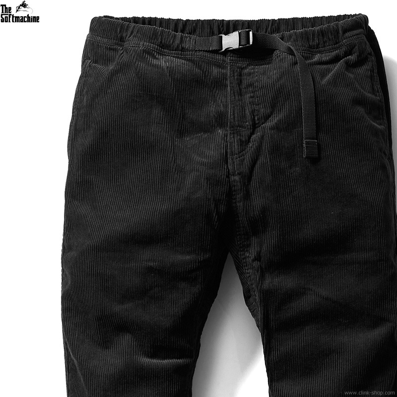 ソフトマシーン BIVOUAC CORD PANTS コーデュロイ パンツ CLINK｜SOFTMACHINE BIVOUAC CORD PANTS (BLACK)｜東京・吉祥寺
