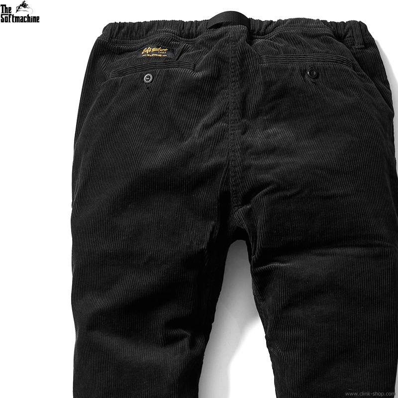 SOFTMACHINE BIVOUAC CORD PANTS (BLACK)