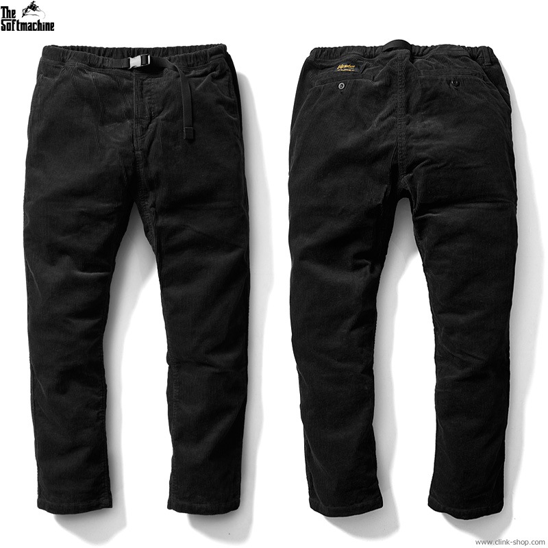 SOFTMACHINE BIVOUAC CORD PANTS (BLACK)