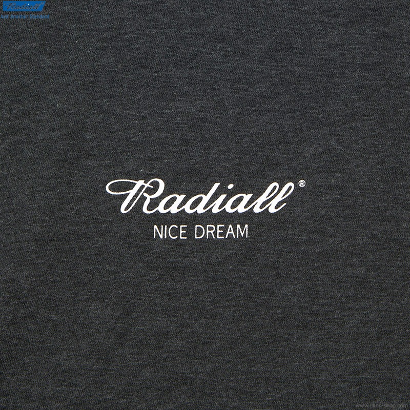RADIALL OVAL - CREW NECK T-SHIRT S/S (H.BLACK) [RAD-22SS-TE009]