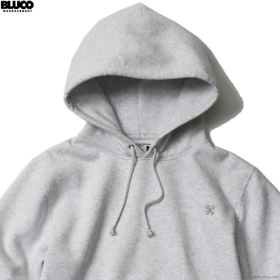 BLUCO SWEAT HOODIE -BWG- (H.GRAY) [1215]