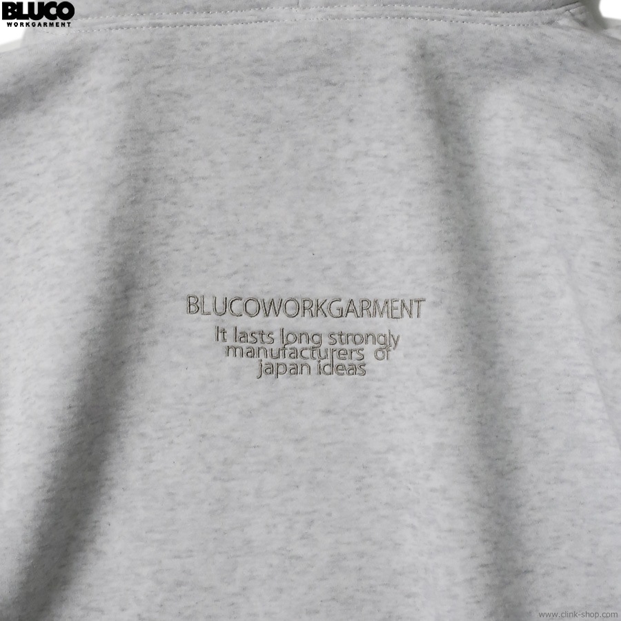 BLUCO SWEAT HOODIE -BWG- (H.GRAY) [1215]