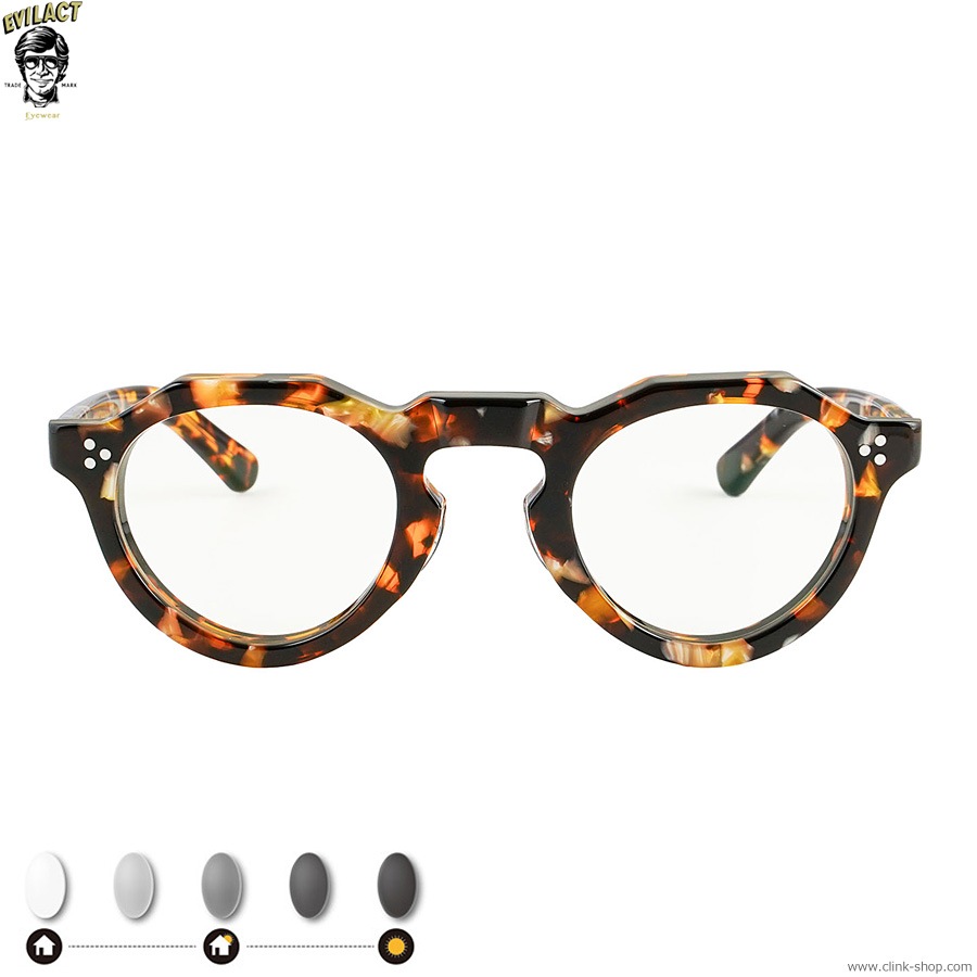 EVILACT EYEWEAR ROYAL - HAVANA/PHOTOCHROMIC GRAY LENS [EAE24-16-07]