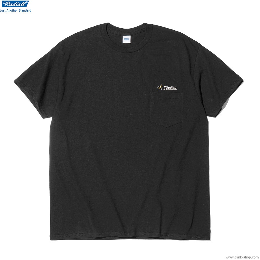 RADIALL JOINT - CREW NECK T-SHIRT S/S (BLACK) [RAD-24SS-TEE002]