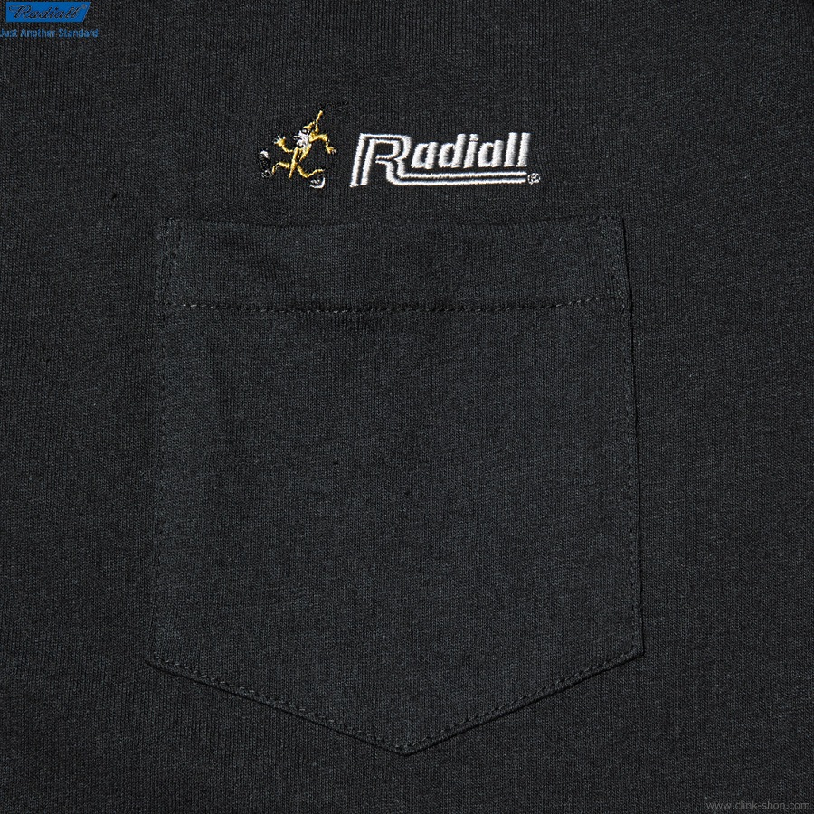 RADIALL JOINT - CREW NECK T-SHIRT S/S (BLACK) [RAD-24SS-TEE002]