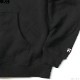 BLUCO HEAVY PILE SWEAT HALF ZIP HOODIE -1165- (BLACK) [145-13-015]