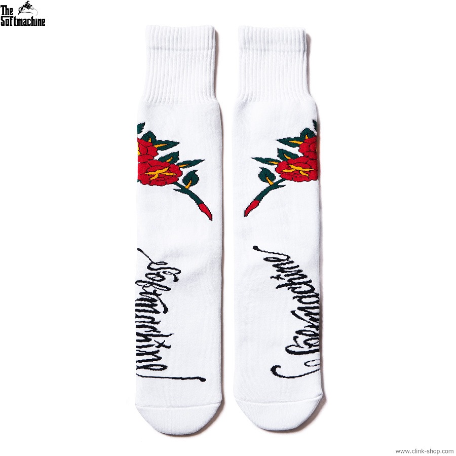 SOFTMACHINE ROSES SOX (WHITE)