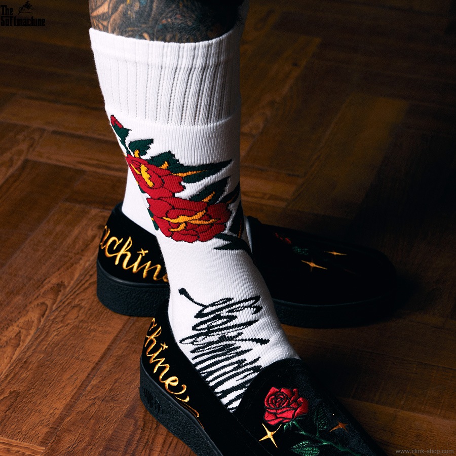 SOFTMACHINE ROSES SOX (WHITE)