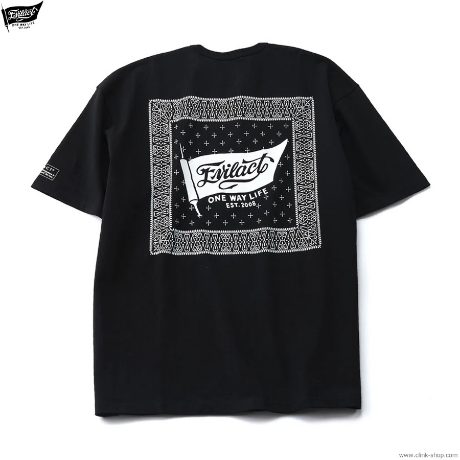 EVILACT BANDANA SS (BLACK) [EA25-ACT1-T06]