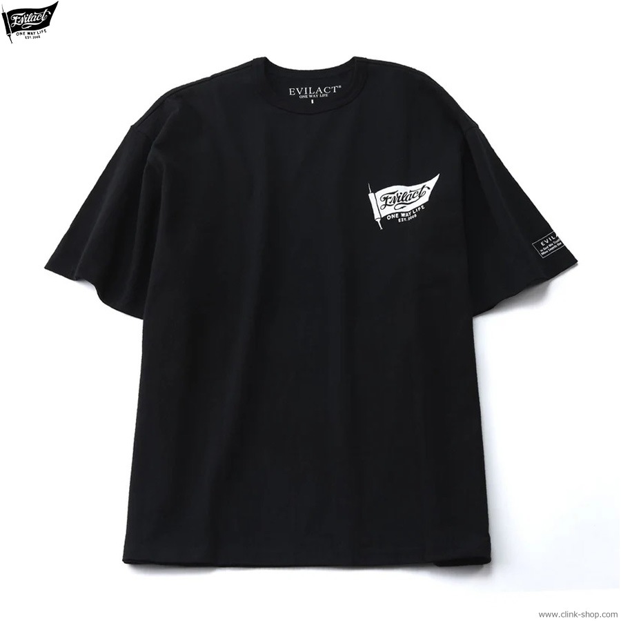 EVILACT BANDANA SS (BLACK) [EA25-ACT1-T06]