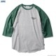 RADIALL SLOW BURN - CREW NECK T-SHIRT 3Q/S (HEATHER GRAY)