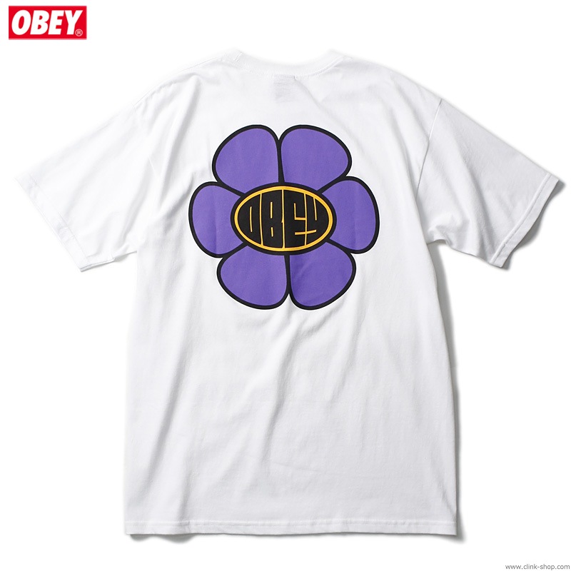 OBEY BASIC TEE "DAISY AVE." (WHITE)