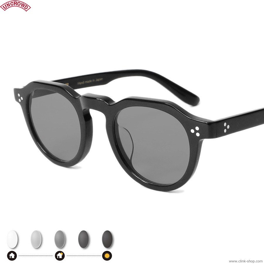 UNCROWD/アンクラウドDEBONAIR 調光モデル black/gray CLINK|UNCROWD DEBONAIR -PHOTOCHROMIC SERIES- (BLACK×GRAY調