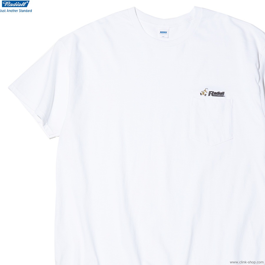 RADIALL JOINT - CREW NECK T-SHIRT S/S (WHITE) [RAD-24SS-TEE002]