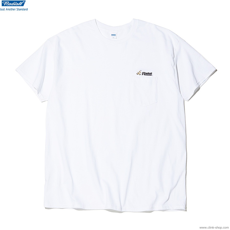 RADIALL JOINT - CREW NECK T-SHIRT S/S (WHITE) [RAD-24SS-TEE002]