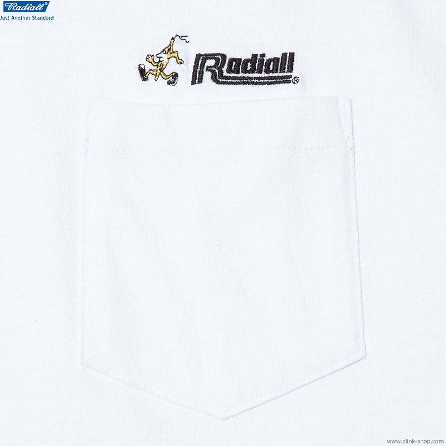 RADIALL JOINT - CREW NECK T-SHIRT S/S (WHITE) [RAD-24SS-TEE002]