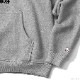 BLUCO HEAVY PILE SWEAT HALF ZIP HOODIE -1165- (GRAY) [145-13-015]