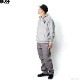 BLUCO HEAVY PILE SWEAT HALF ZIP HOODIE -1165- (GRAY) [145-13-015]
