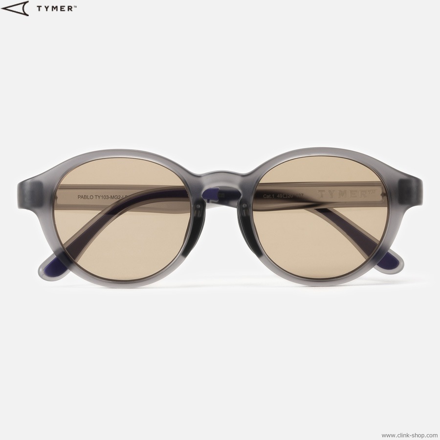 TYMER PABLO (MATT CLEAR GREY/LIGHT BROWN) [TY103-MG2-LBR]