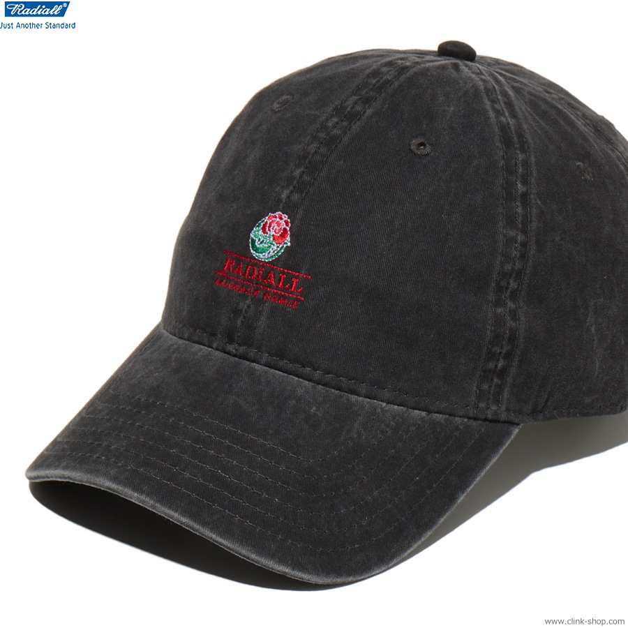 RADIALL ROSE - BASEBALL LOW CAP (BLACK) [RAD-25MW-HAT001-01]