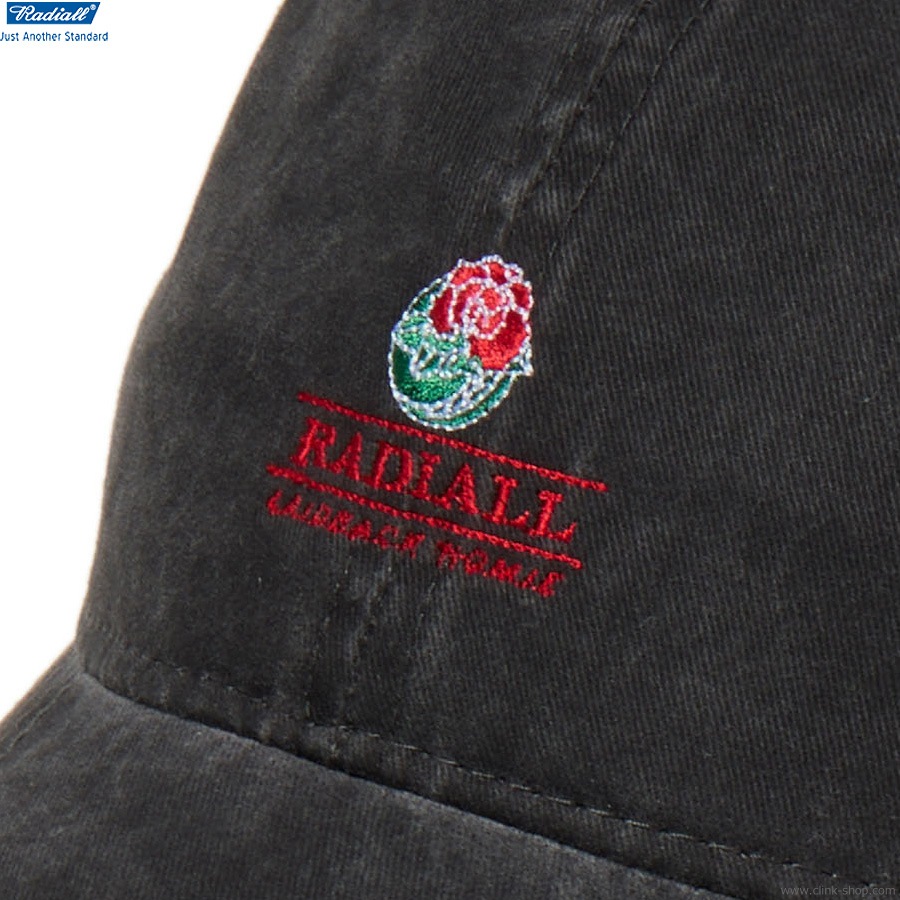 RADIALL ROSE - BASEBALL LOW CAP (BLACK) [RAD-25MW-HAT001-01]