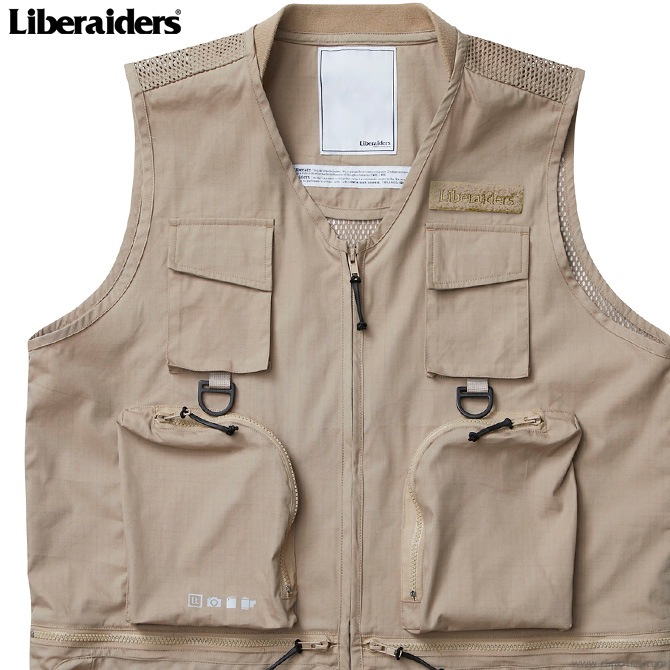 LIBERAIDERS CAMERA VEST (SAND) #71005