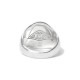 PEANUTS & CO. SIGNET RING - LARGE - (K18SILVER)