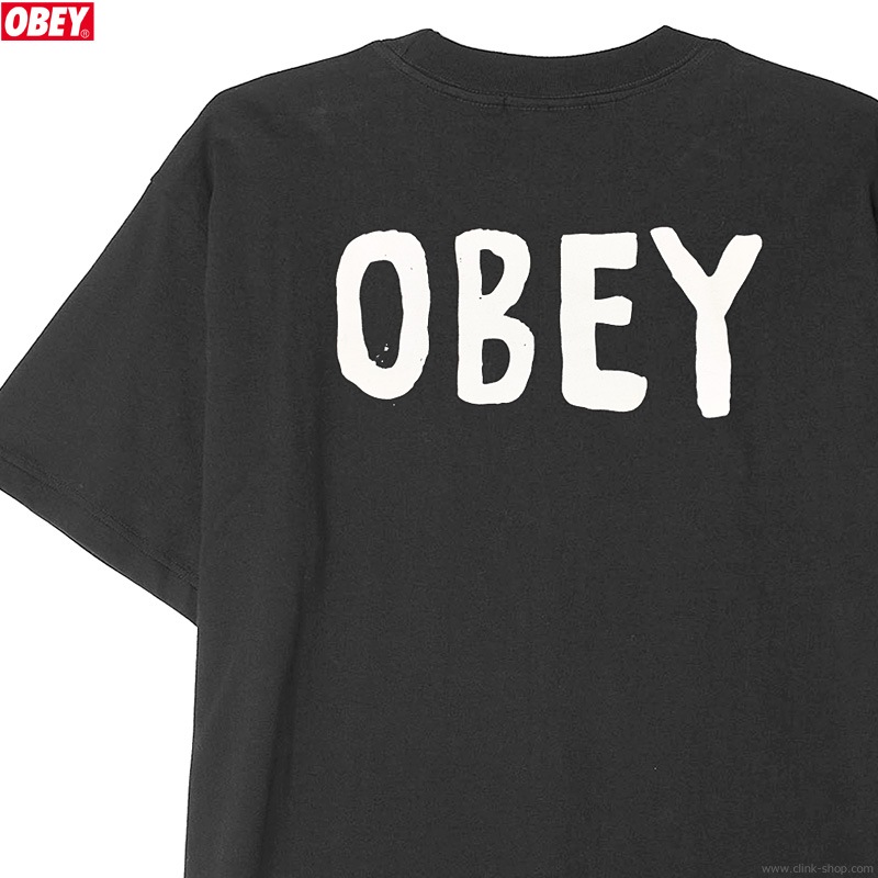 OBEY HEAVYWEIGHT TEE "OBEY OG" (OFF BLACK)